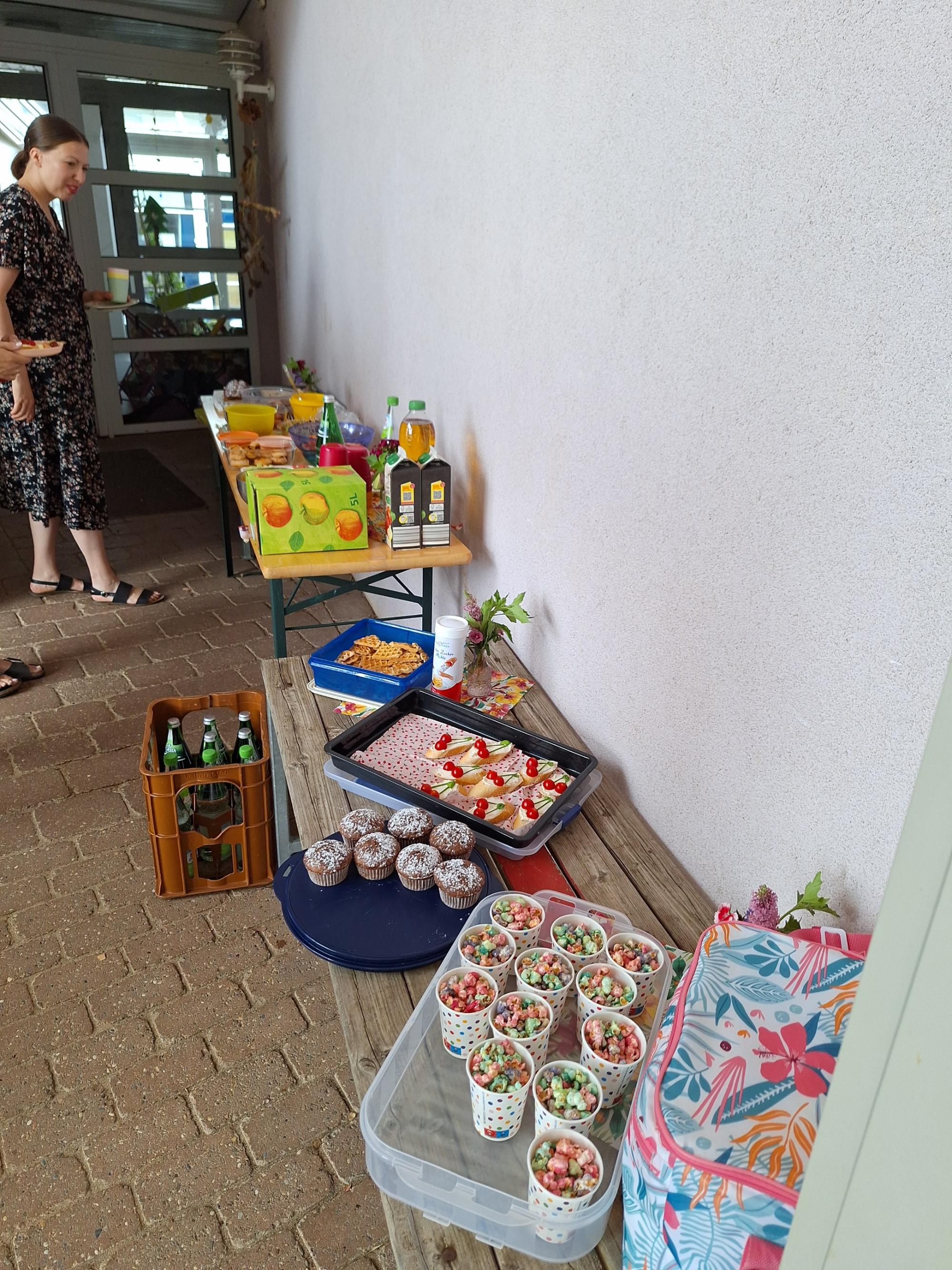 Gruppenpicknickschnecken