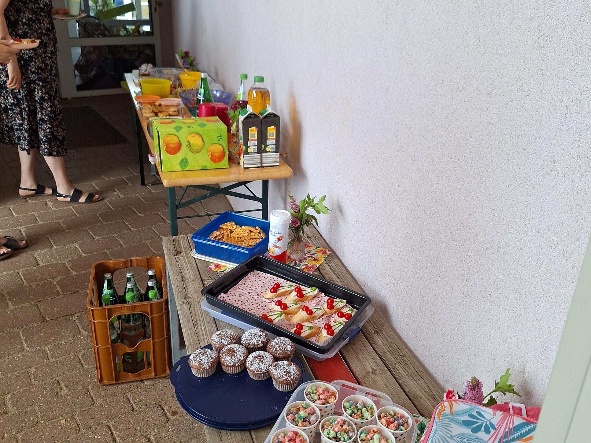 Gruppenpicknickschnecken